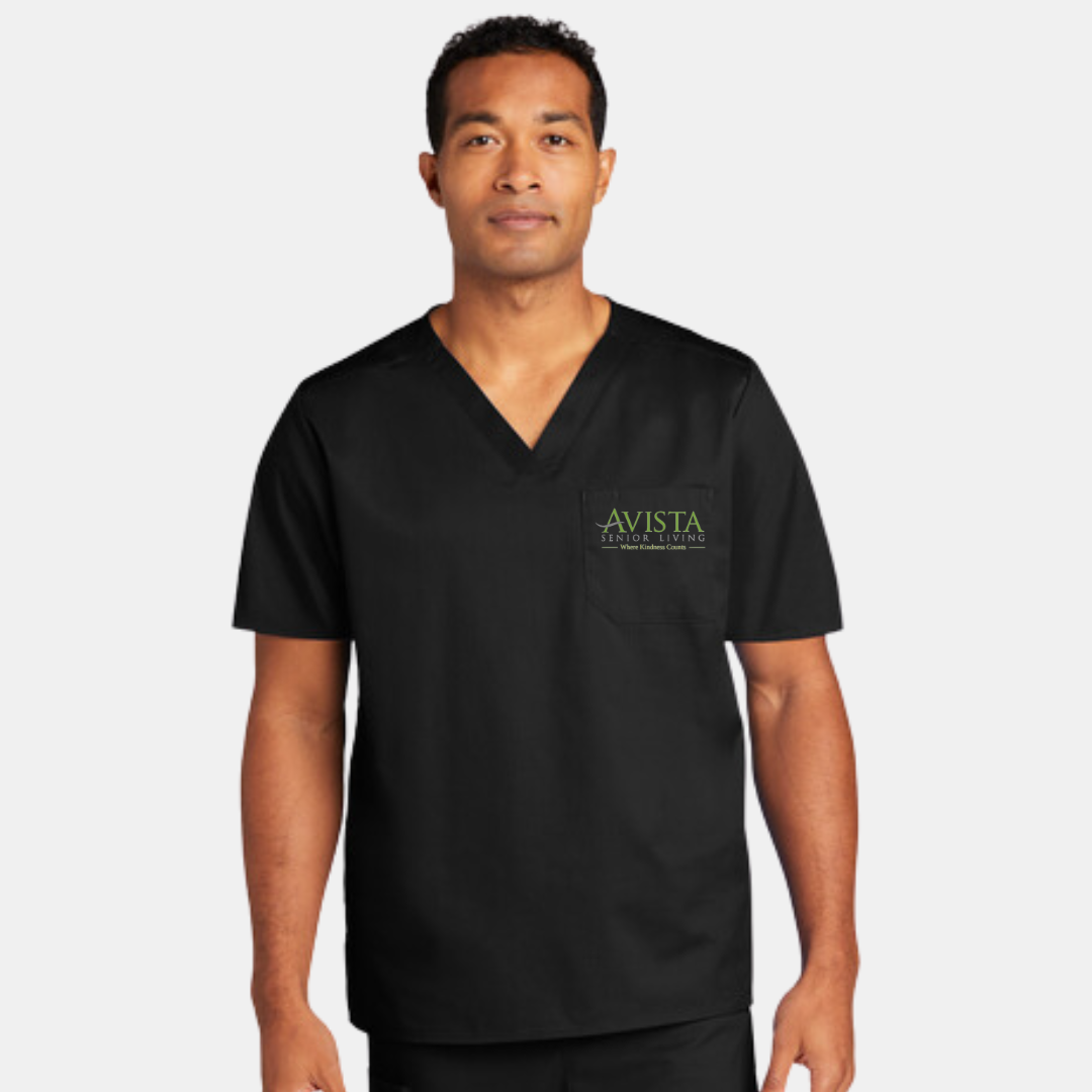 Unisex Pocket Scrub Top