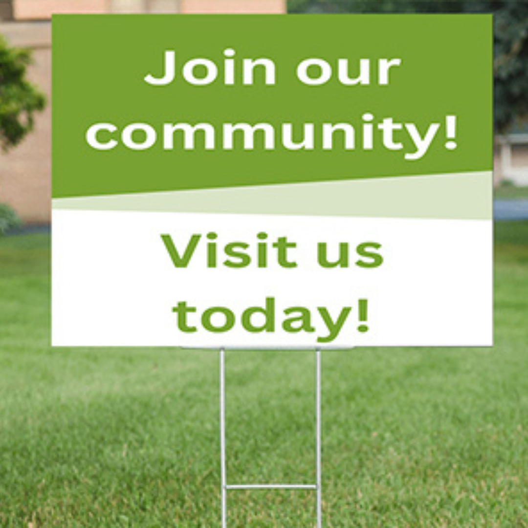 Yard Sign (Single Sided)